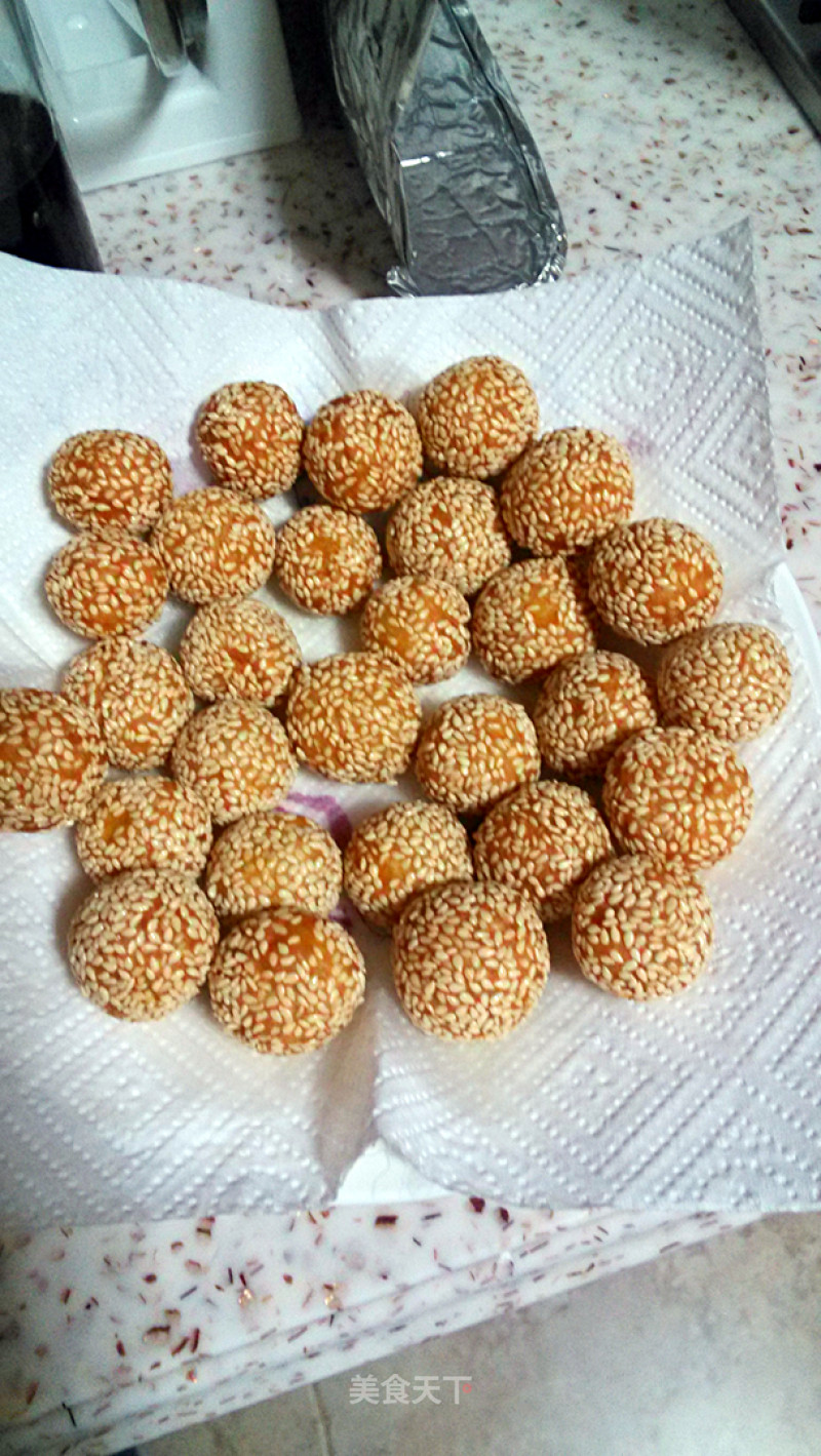 Fried Sweet Potato Balls recipe