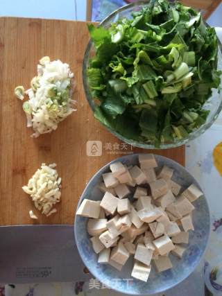 Stir-fried Tofu with Chinese Cabbage recipe