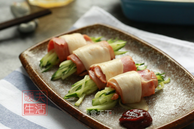 Pleurotus Eryngii Bacon Wrap recipe