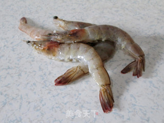 Braised Rice Cake with Shrimp in Oil recipe