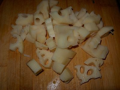 Cold Cucumber and Lotus Root recipe