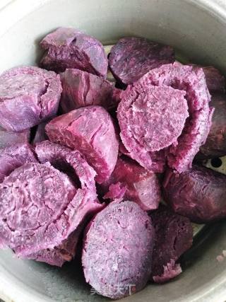Purple Sweet Potato Coconut Ball recipe
