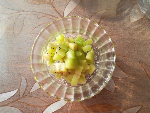 Kiwi Yogurt Sago Soup recipe