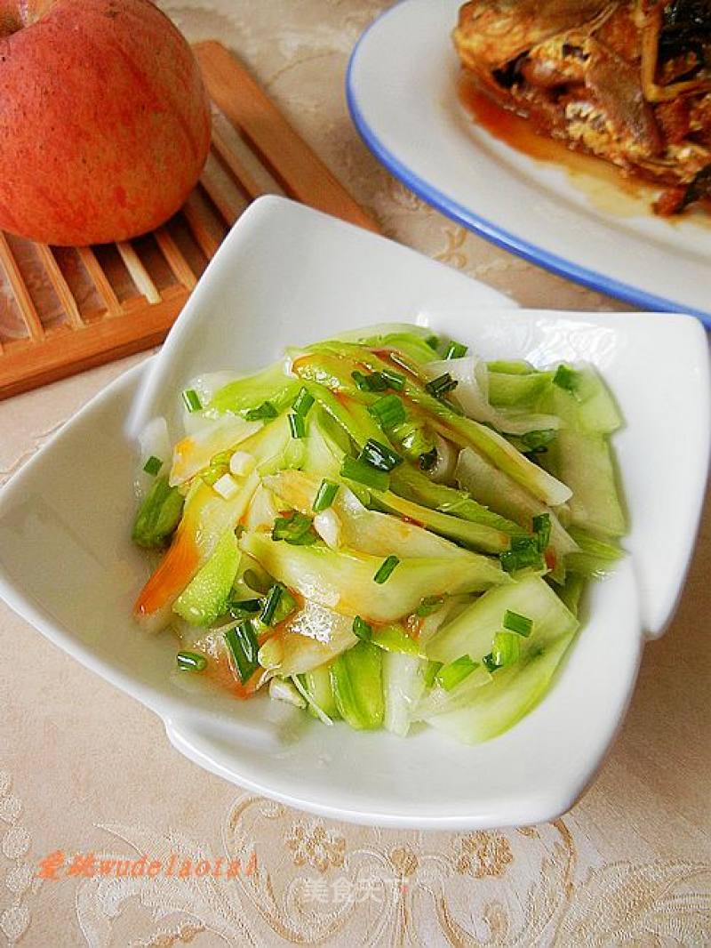 Peeled Vegetables with Chili Sauce recipe