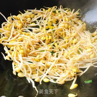 Vermicelli Bean Sprouts Fried recipe