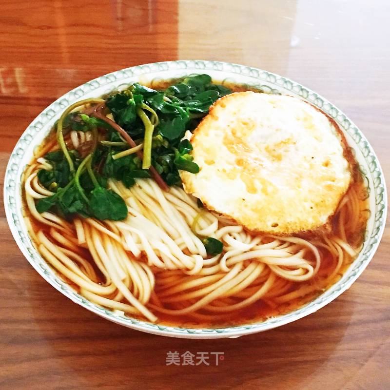 Purslane Egg Noodles recipe