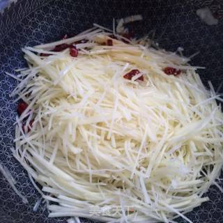 Spicy Potato Shreds recipe