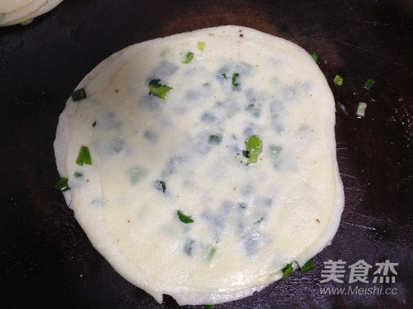 Dumpling Crusted Scallion Pancake recipe