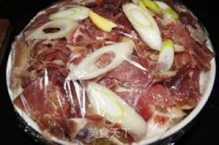 Steamed Golden Fire Ham Shredded Chinese Cabbage recipe