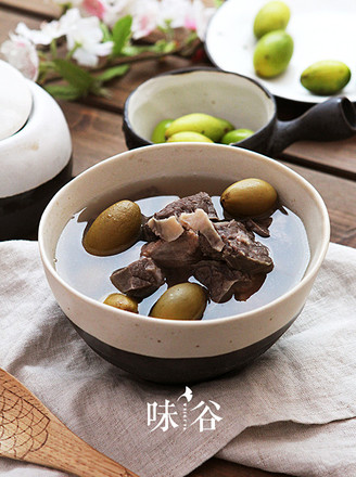 Green Olive Pig Lung Soup recipe