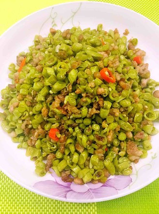 Minced Meat and Cowpea ~ Summer Fast Hand Dish, Crispy and Refreshing Rice recipe