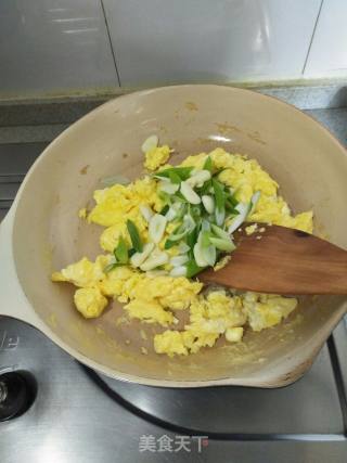 Scrambled Eggs with Bitter Gourd Slices recipe