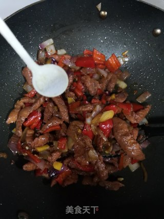 Beef with Onion and Black Pepper recipe