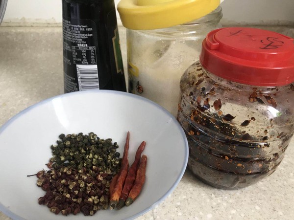 Three Pepper Duck Blood Tofu recipe