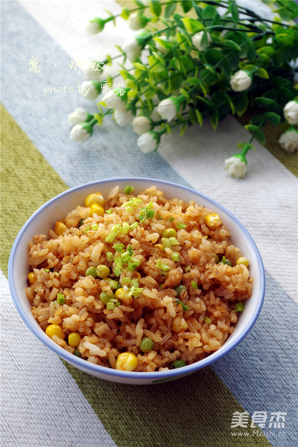 Fried Rice with Sauce recipe