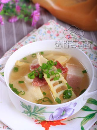 Spring Bamboo Shoots and Ham Soup recipe