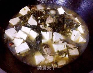 Potherb Mustard Stewed Tofu recipe