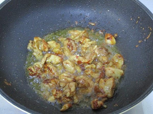 Fried Chicken with Onions recipe