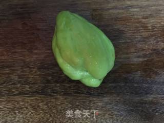 #trust之美#chayote Scrambled Eggs recipe