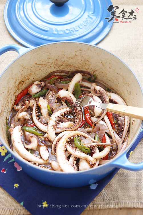 Spicy Shacha Squid Silk recipe