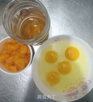Tangerine Sliced Steamed Egg recipe