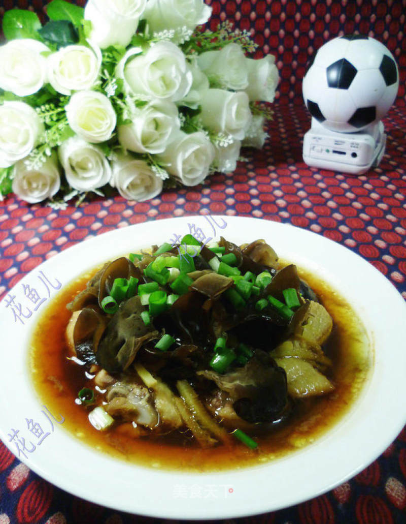 Steamed Middle Wings with Black Fungus recipe