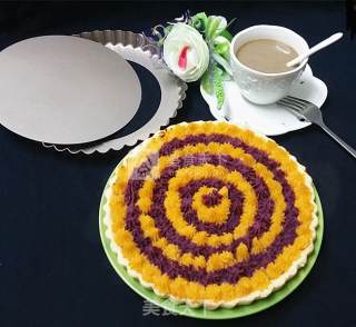 #aca烤明星大赛# Sweet and Sweet Double Potato Pie recipe