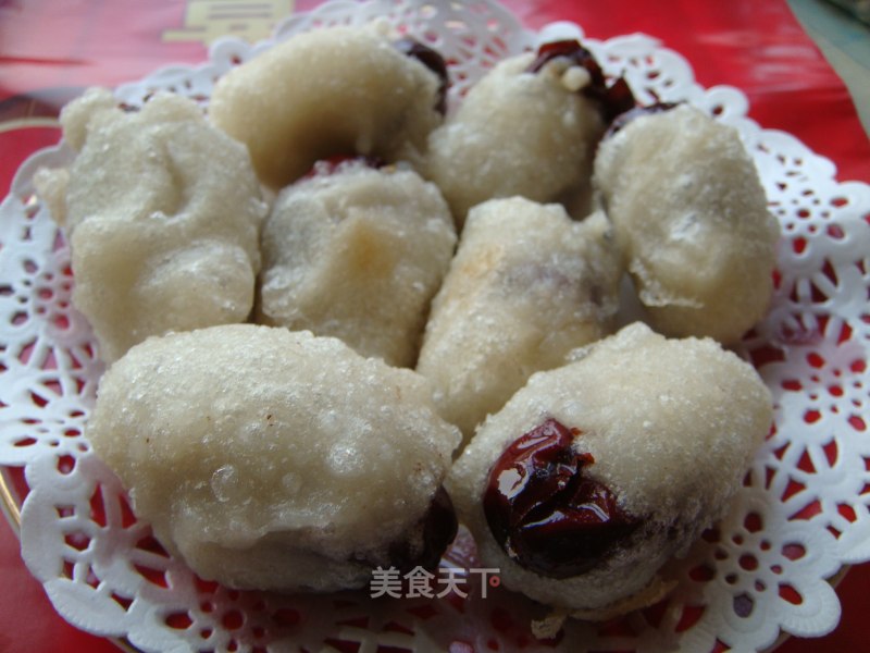 Fried Glutinous Rice Dates recipe