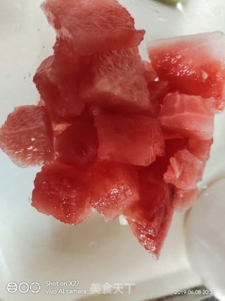 Watermelon with Cream recipe