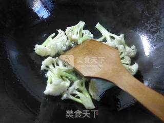 Cauliflower Vermicelli Boiled Lettuce recipe