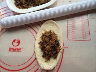 #四session Baking Contest and It's Love to Eat Festival#salad Sauce Pork Floss Bun recipe