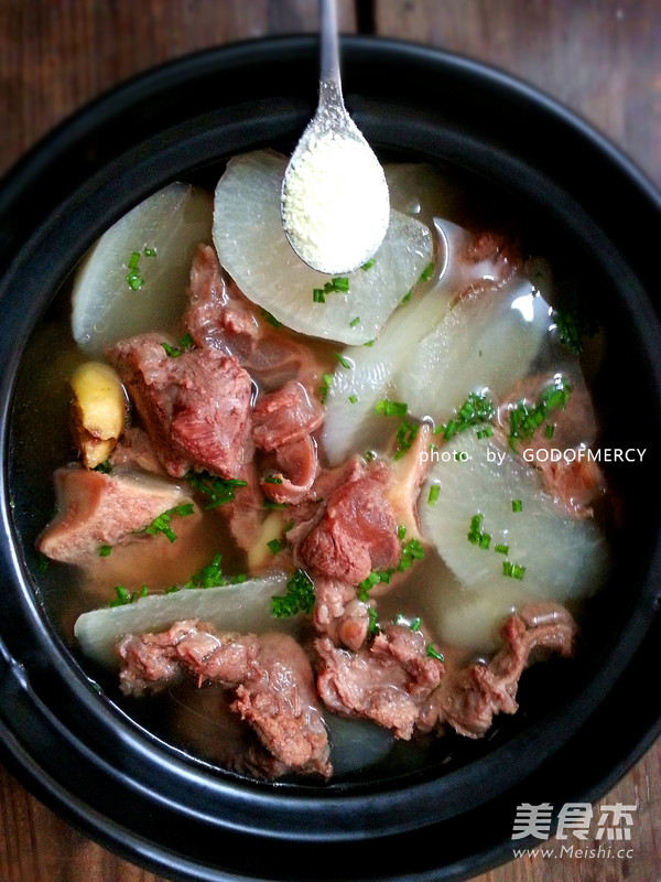 Stewed Lamb and Radish Soup recipe