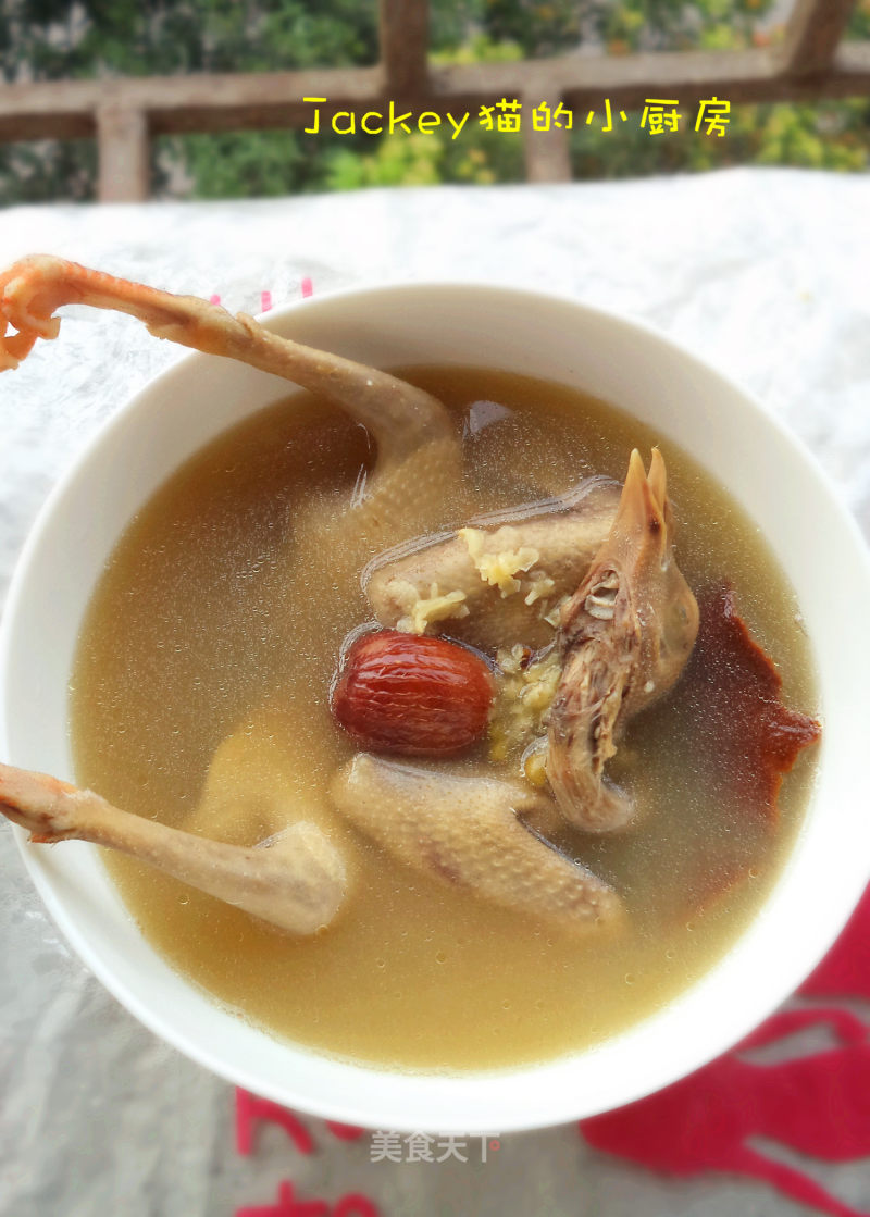 Tangerine Peel Mung Bean Pigeon Soup recipe