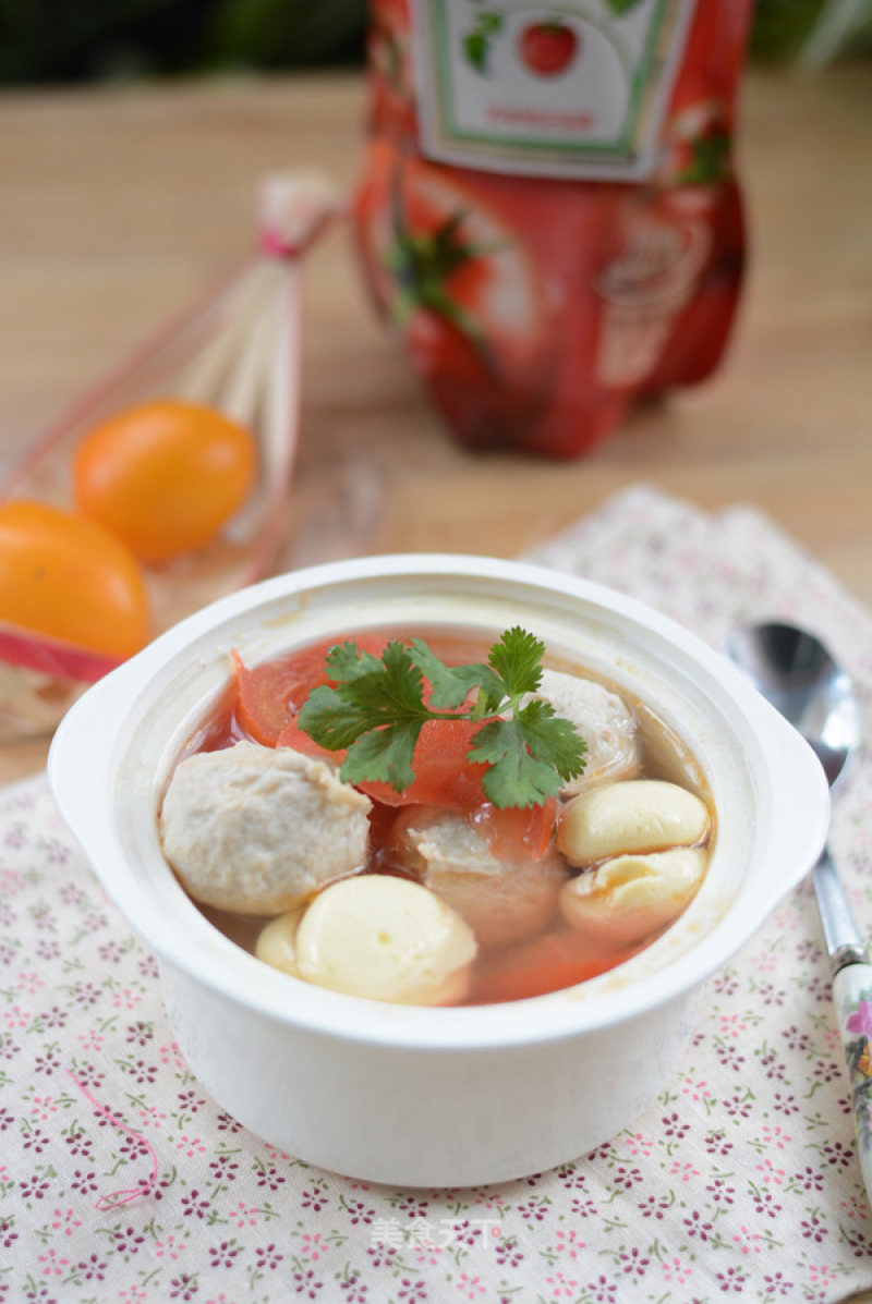 Tomato Meatball Soup recipe