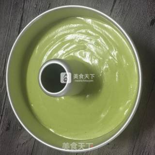 #aca烤明星大赛# Spinach Chiffon Cake (8 Inches) recipe