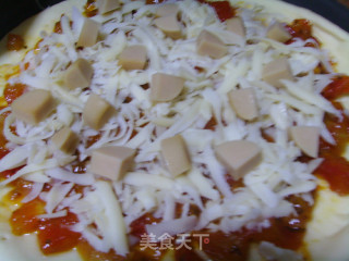 Home-made Chicken Pizza recipe