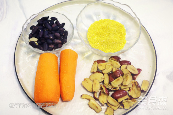 Jujube, Carrot, Millet, Peanut Paste recipe