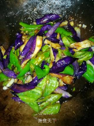 Braised Green Pepper Eggplant recipe