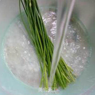 Ham Sausage, Chives and Potato Shreds recipe