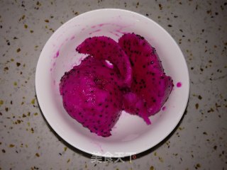 Fruit One by One Red Dragon Fruit Ice Cream recipe