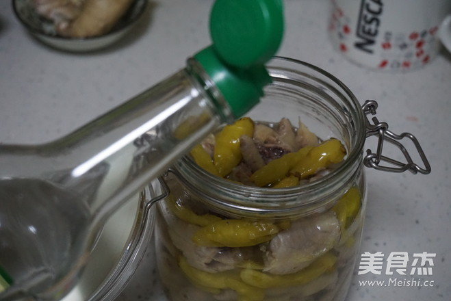 The More You Eat, The More Enjoyable The Chicken Feet with Pickled Peppers recipe