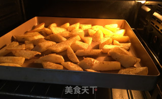 Roasted Cumin Potato Wedges recipe