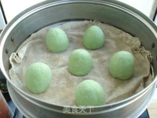 Emerald Bean Paste Bun recipe
