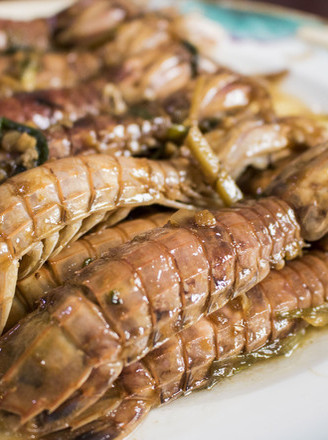 Scallion Fried Shrimp (mantis Shrimp) recipe