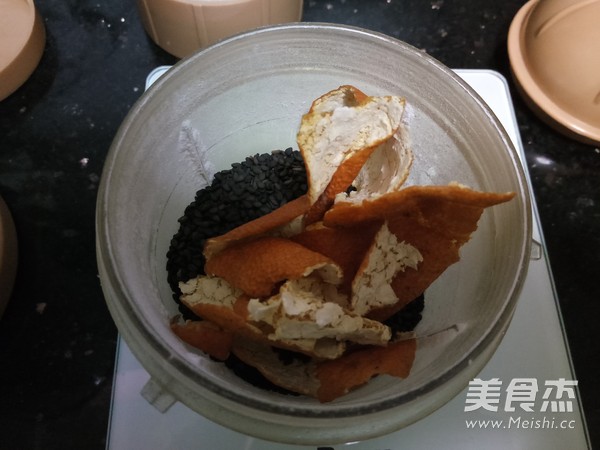 Orange Sesame Black Bean Paste recipe