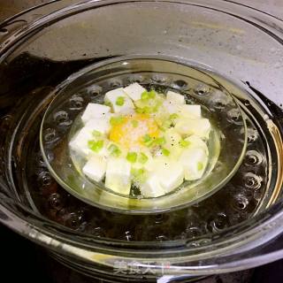 Baby Food Supplement [egg Steamed Tofu] recipe