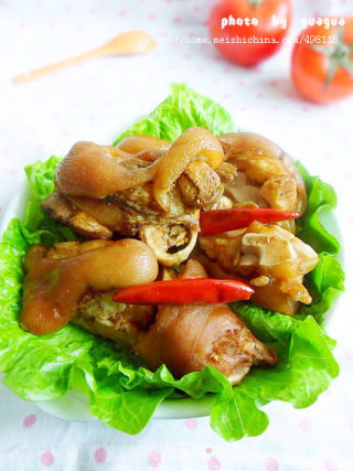 [beauty and Greedy] Braised Pork Feet in Brown Sauce recipe