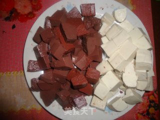 Tofu with Lamb's Blood recipe