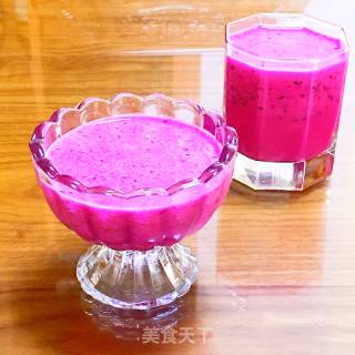 Dragon Fruit Milkshake recipe
