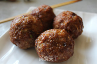 Meat Ball with Soy Sauce recipe